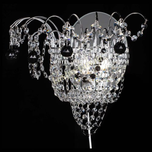 Бра Агата №3 черная в Ижевске Гусь Хрустальный