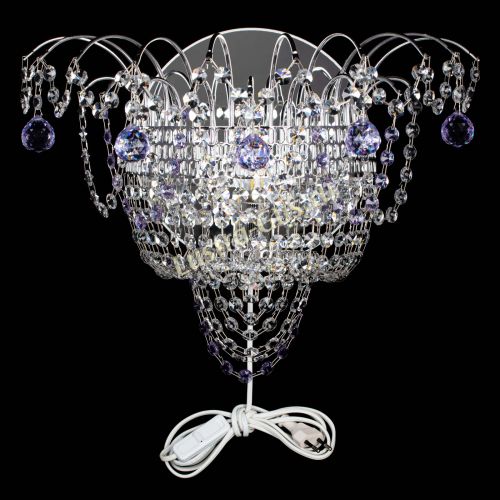 Бра Агата №3 фиолетовая в Ижевске Гусь Хрустальный