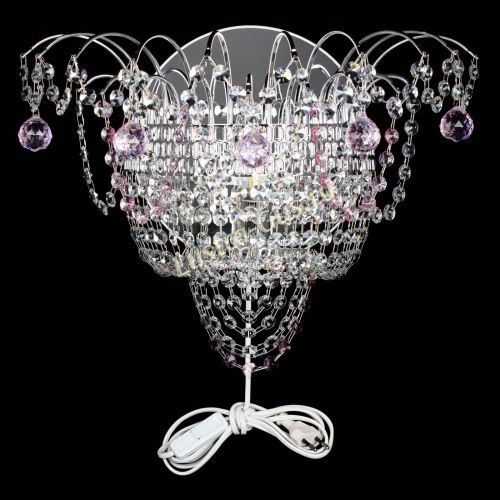 Бра Агата №3 розовая в Ижевске Гусь Хрустальный