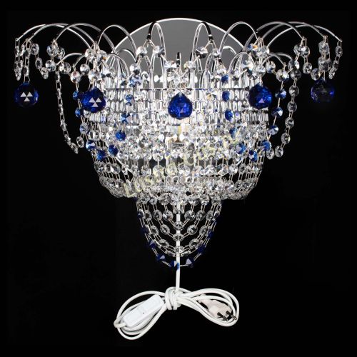 Бра Агата №3 синяя в Ижевске Гусь Хрустальный
