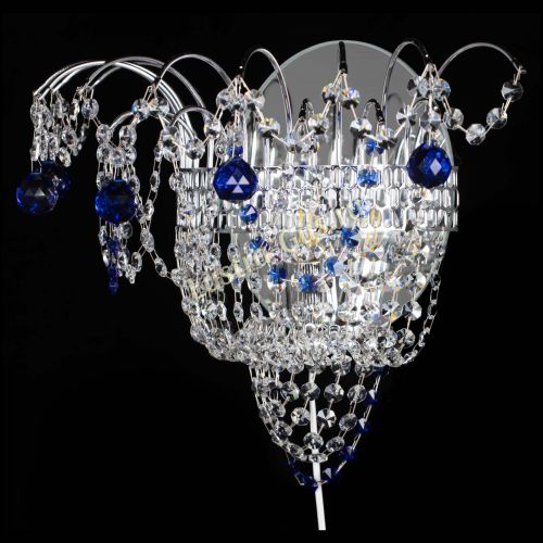 Бра Агата №3 синяя в Ижевске Гусь Хрустальный