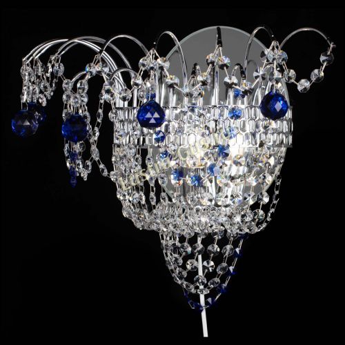 Бра Агата №3 синяя в Ижевске Гусь Хрустальный