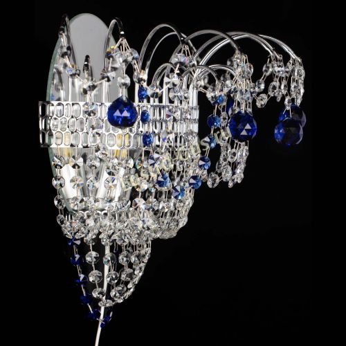 Бра Агата №3 синяя в Ижевске Гусь Хрустальный