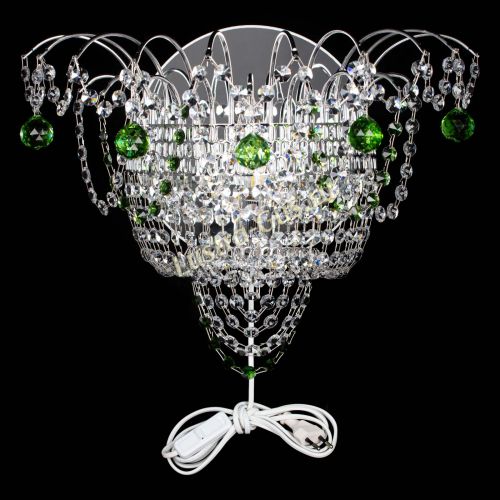 Бра Агата №3 зеленая в Ижевске Гусь Хрустальный