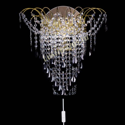 Бра Агата №4 под бронзу Черная в Ижевске Гусь Хрустальный