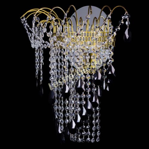 Бра Агата №4 под бронзу Черная в Ижевске Гусь Хрустальный