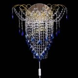 Бра Агата №4 под бронзу Синяя в Ижевске