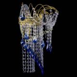 Бра Агата №4 под бронзу Синяя в Ижевске