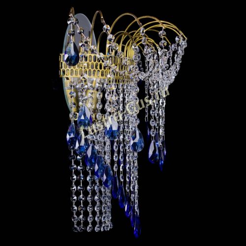 Бра Агата №4 под бронзу Синяя в Ижевске Гусь Хрустальный