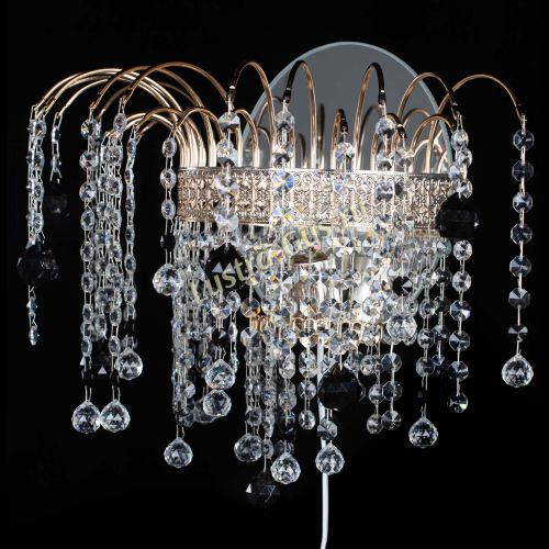 Бра Агата Венеция шар черная в Ижевске Гусь Хрустальный