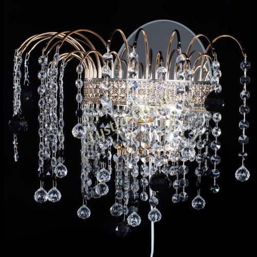 Бра Агата Венеция шар черная в Ижевске Гусь Хрустальный