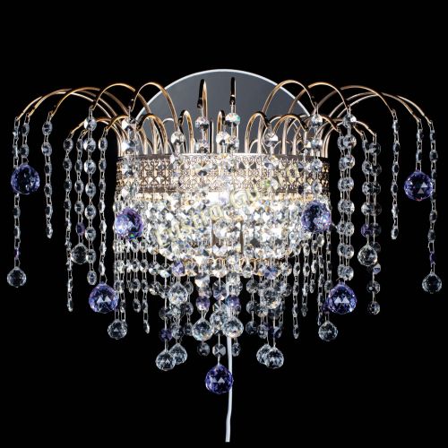 Бра Агата Венеция шар фиолетовая в Ижевске Гусь Хрустальный