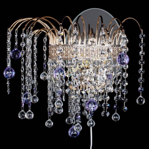 Бра Агата Венеция шар фиолетовая в Ижевске Гусь Хрустальный