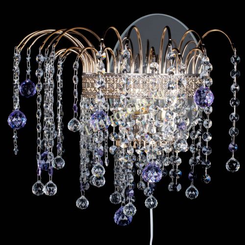 Бра Агата Венеция шар фиолетовая в Ижевске Гусь Хрустальный