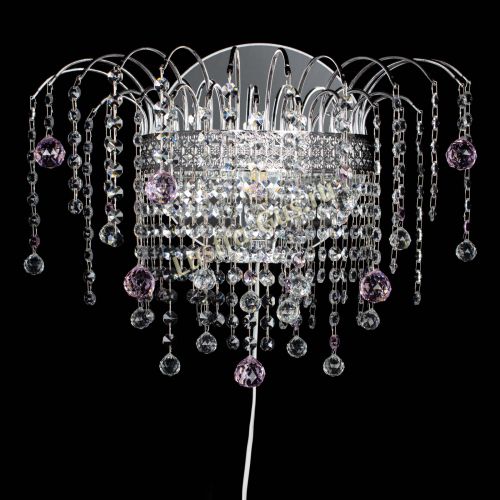 Бра Агата Венеция шар розовая в Ижевске Гусь Хрустальный