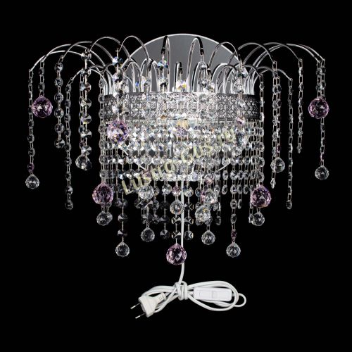 Бра Агата Венеция шар розовая в Ижевске Гусь Хрустальный