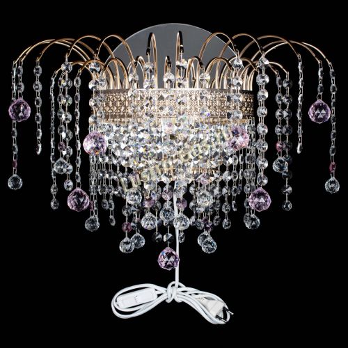 Бра Агата Венеция шар розовая в Ижевске Гусь Хрустальный