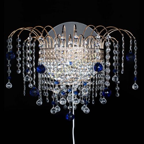 Бра Агата Венеция шар синяя в Ижевске Гусь Хрустальный
