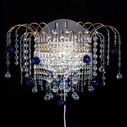 Бра Агата Венеция шар синяя в Ижевске Гусь Хрустальный