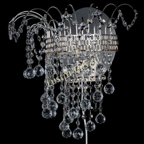 Бра Акация шар с зеркалом в Ижевске Гусь Хрустальный