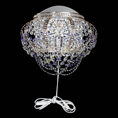 Бра Альфа №1 фиолетовая в Ижевске Гусь Хрустальный