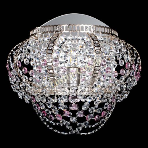 Бра Альфа №1 розовая в Ижевске Гусь Хрустальный