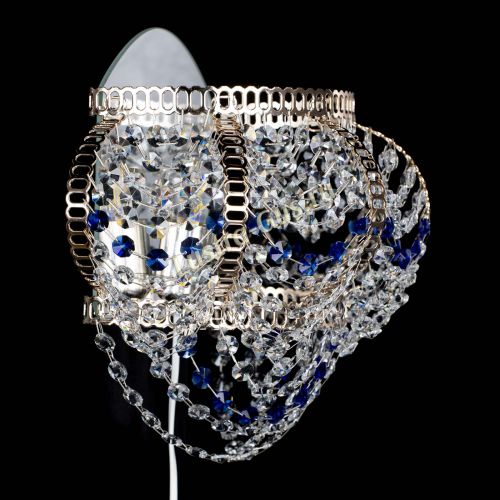 Бра Альфа №1 синяя в Ижевске Гусь Хрустальный