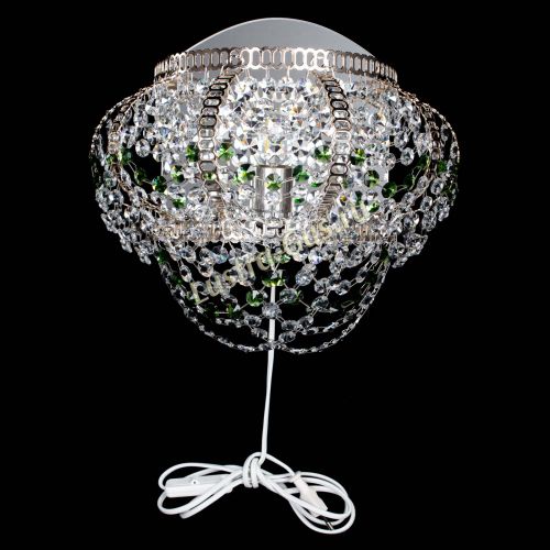 Бра Альфа №1 зеленая в Ижевске Гусь Хрустальный