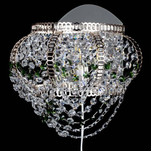 Бра Альфа №1 зеленая в Ижевске Гусь Хрустальный