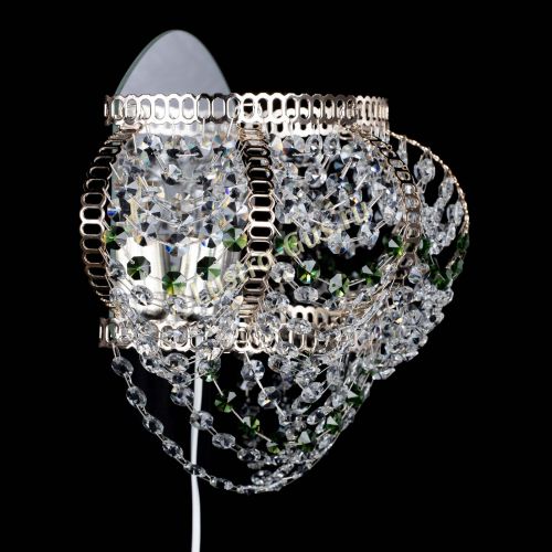 Бра Альфа №1 зеленая в Ижевске Гусь Хрустальный