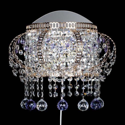 Бра Альфа №2 фиолетовая в Ижевске Гусь Хрустальный