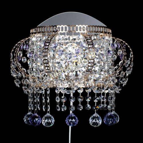 Бра Альфа №2 фиолетовая в Ижевске Гусь Хрустальный