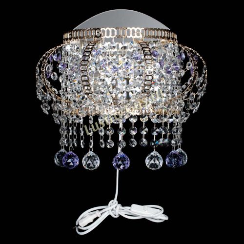 Бра Альфа №2 фиолетовая в Ижевске Гусь Хрустальный