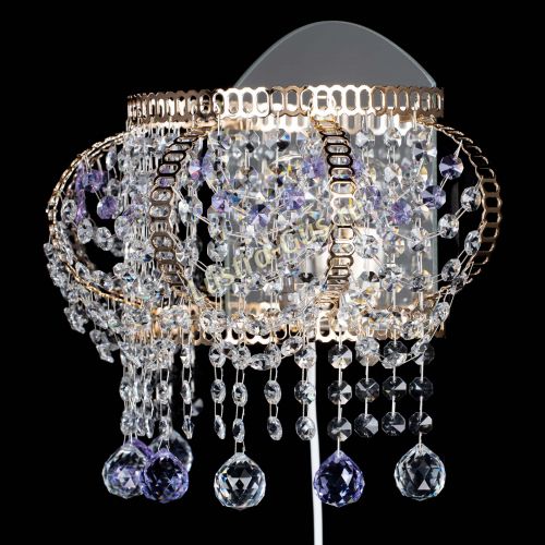 Бра Альфа №2 фиолетовая в Ижевске Гусь Хрустальный