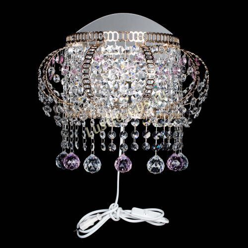 Бра Альфа №2 розовая в Ижевске Гусь Хрустальный