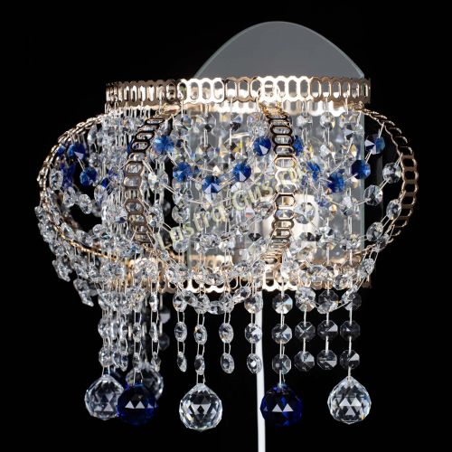 Бра Альфа №2 синяя в Ижевске Гусь Хрустальный