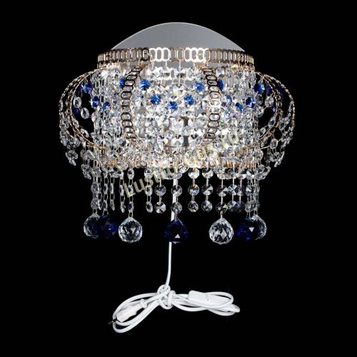 Бра Альфа №2 синяя в Ижевске Гусь Хрустальный