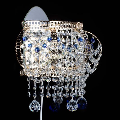 Бра Альфа №2 синяя в Ижевске Гусь Хрустальный