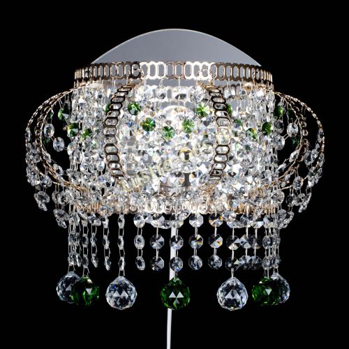 Бра Альфа №2 зеленая в Ижевске Гусь Хрустальный