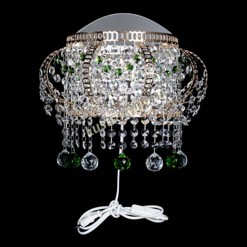 Бра Альфа №2 зеленая в Ижевске Гусь Хрустальный