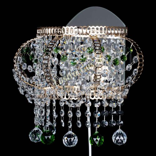 Бра Альфа №2 зеленая в Ижевске Гусь Хрустальный