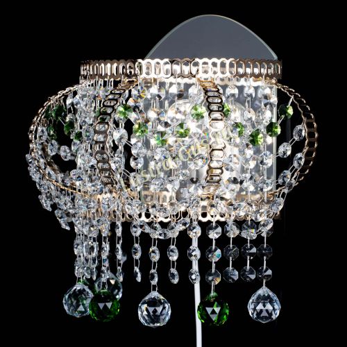 Бра Альфа №2 зеленая в Ижевске Гусь Хрустальный