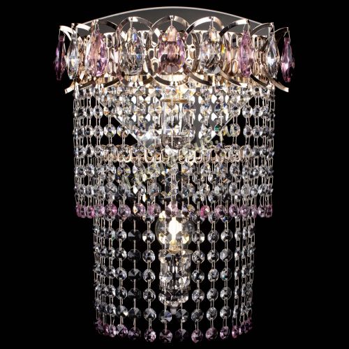 Бра Астра №2 оптикон розовая в Ижевске Гусь Хрустальный