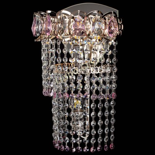 Бра Астра №2 оптикон розовая в Ижевске Гусь Хрустальный