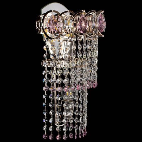 Бра Астра №2 оптикон розовая в Ижевске Гусь Хрустальный