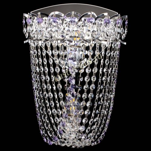 Бра Астра ажур №2 фиолетовая в Ижевске Гусь Хрустальный