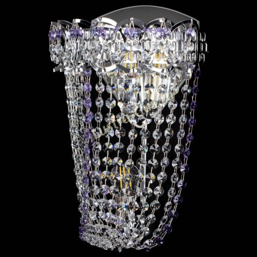 Бра Астра ажур №2 фиолетовая в Ижевске Гусь Хрустальный