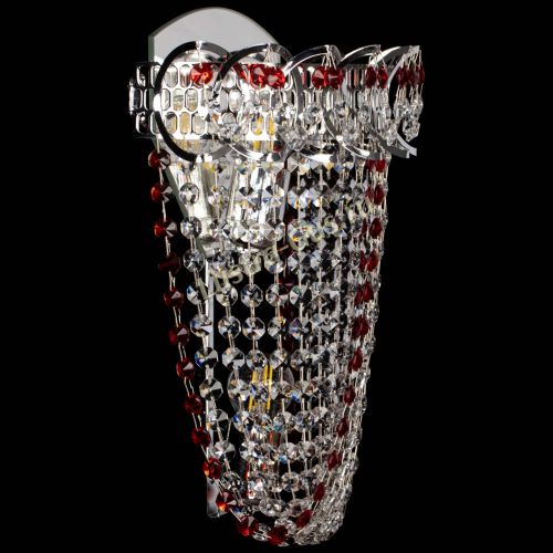 Бра Астра ажур №2 красная в Ижевске Гусь Хрустальный