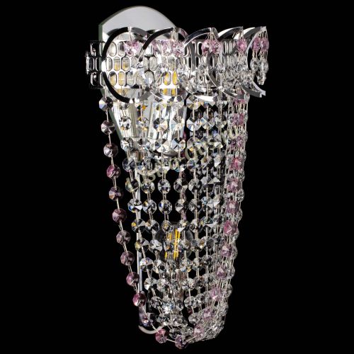 Бра Астра ажур №2 розовая в Ижевске Гусь Хрустальный