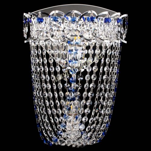 Бра Астра ажур №2 синяя в Ижевске Гусь Хрустальный